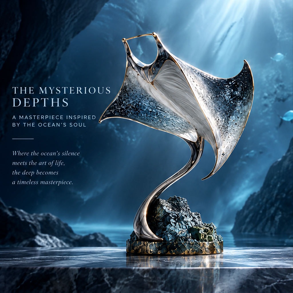 SOLVERNM® The Mysterious Depths — a masterpiece inspired by the ocean's soul, where the ocean's silence meets the art of life