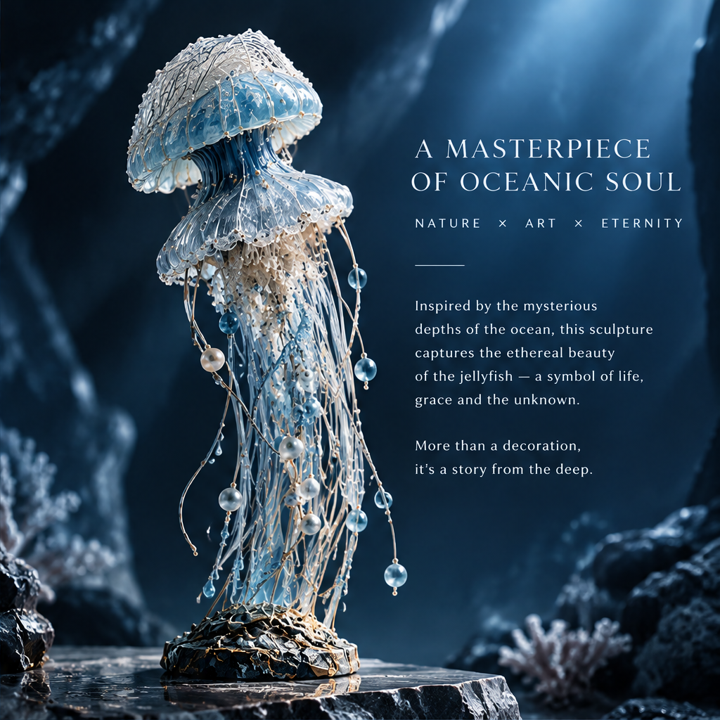 SOLVERNM® A Masterpiece of Oceanic Soul — Nature × Art × Eternity, inspired by the mysterious depths of the ocean